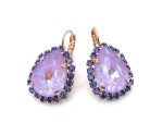 Earrings By Mariana My Treasures Coll. Adorable Tanzanite And Blue Swarovski Crystals - Image 3