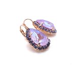 Earrings By Mariana My Treasures Coll. Adorable Tanzanite And Blue Swarovski Crystals - Image 2