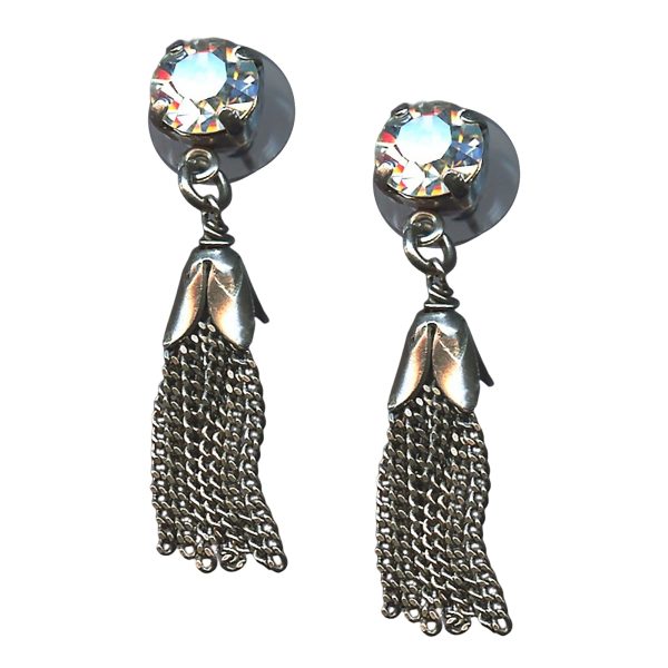 Mariana Earrings Shimmering Moonlight Austrian Crystals My Treasures Coll.