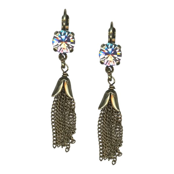Mariana Earrings Beautiful Vitrail Light Austrian Crystals My Treasures Coll.