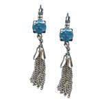 Earrings By Mariana My Treasures Coll. Gorgeous Light Blue Swarovski Crystals