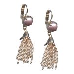 Mariana Earrings Timeless Powder Rose Austrian Crystals My Treasures Coll. - Image 2