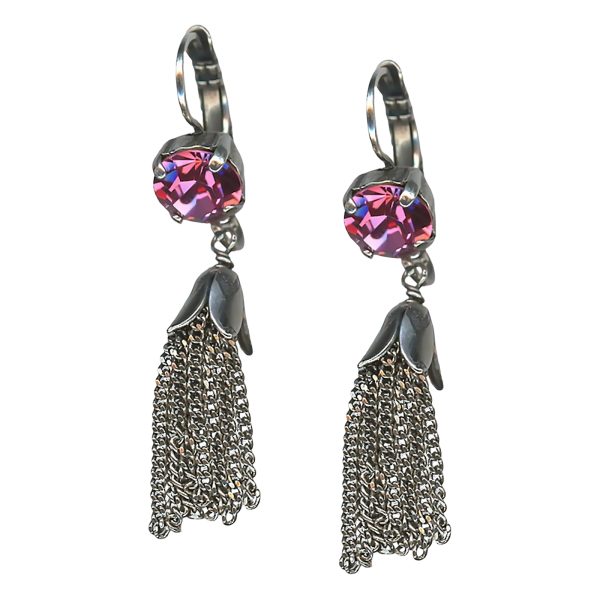 Mariana Earrings Lovely Rose Austrian Crystals My Treasures Coll.