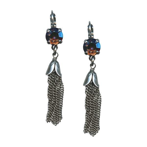 Mariana Earrings Fab Black Diamond AB Austrian Crystals My Treasures Coll.