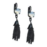 Mariana Earrings Sophisticated White Opal Austrian Crystals My Treasures Coll.