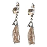 Earrings By Mariana My Treasures Coll. Glamorous Silk Swarovski Crystals - Image 2