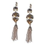 Mariana Earrings Lovely Vintage Rose Austrian Crystals My Treasures Coll. - Image 2