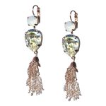 Earrings By Mariana Precious Moonlight and White Opal Swarovski Crystals - Image 3