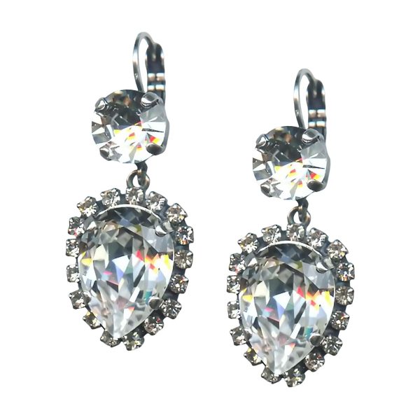 Mariana Earrings Charming Clear Austrian Crystals Sweet Summer Coll.