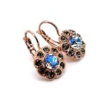 Earrings By Mariana Woman Beautiful Ocean Delight and Black Diamond Swarovski Crystals - Image 3