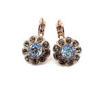 Earrings By Mariana Woman Beautiful Ocean Delight and Black Diamond Swarovski Crystals - Image 2