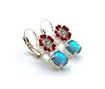 Mariana Earrings Alluring Laguna Delite, Siam, & Chrysolite Austrian Crystals Take My Breath Away Coll. - Image 3