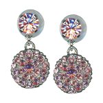 Mariana Earrings Lovely Lt Rose Austrian Crystals My Treasures Coll. - Image 3