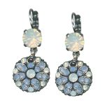 Mariana Earrings Fab Air Blue Opal & White Opal Austrian Crystals My Treasures Coll.