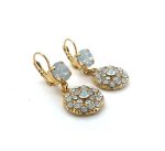 Earrings By Mariana Woman Simply Elegant White Opal Swarovski Crystals - Image 3