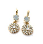 Earrings By Mariana Woman Simply Elegant White Opal Swarovski Crystals - Image 2