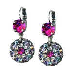 Mariana Earrings Stunning Fuchsia, Tanzanite, Clear, & AB Austrian Crystals My Treasures Coll. - Image 2