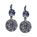 Mariana Earrings Sophisticated Purple & Lavender Austrian Crystals My Treasures Coll. - Image 2