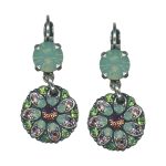 Mariana Earrings Lovely Pacific Opal, Peridot, & Lt Rose Austrian Crystals My Treasures Coll. - Image 3