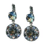 Mariana Earrings Fab Black Diamond, Jet, & Hematite Austrian Crystals Inspiration Coll. - Image 2