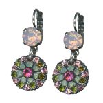 Mariana Earrings Charming Rose Opal, Olivine, Pacific Opal, & Lt Rose Austrian Crystals My Treasures Coll. - Image 3