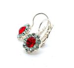 Mariana Earrings Beautiful Siam & Chrysolite Austrian Crystals Take My Breath Away Coll. - Image 2