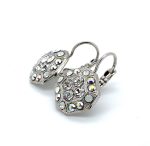 Mariana Earrings Fab Octagon Shaped AB & Clear Austrian Crystals On A Clear Day Sweet Summer Coll.