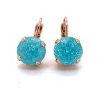 Earrings By Mariana Woman Beautiful Aqua Ice Swarovski Crystals-RG