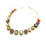 Mariana Necklace Glamorous Sun, Jonquil, Golden Shadow, Jet, & Clear Austrian Crystals Sexbomb Coll. - Image 2
