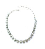 Mariana Necklace Moonlight Austrian Crystals My Butterfly Coll. Rhodium Plated - Image 2