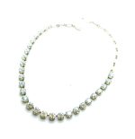 Mariana Necklace Moonlight Austrian Crystals My Butterfly Coll. Rhodium Plated