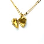 Mariana Necklace Pendant Heart Locket Clear, Smoked Topaz, & Jet Austrian Crystals My Treasures Coll. - Image 2