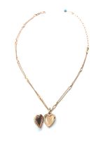 Mariana Necklace Pendant Glitzy Heart Locket AB, Turq, & Caribbean Blue Opal Austrian Crystals My Treasures Coll. - Image 2