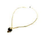 Mariana Necklace Pendant Elegant Jet Black & Lt Smoked Topaz Austrian Crystals My Treasures Coll. - Image 3