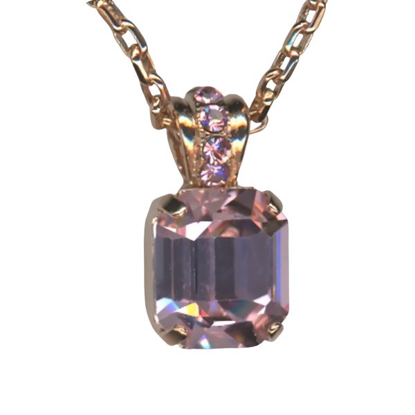 Mariana Necklace Pendant Glamorous Lt Rose Austrian Crystals My Treasures Coll.