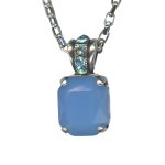 Mariana Necklace Pendant Charming Lt Sapphire Opal & Aquamarine Austrian Crystals My Treasures Coll. - Image 2