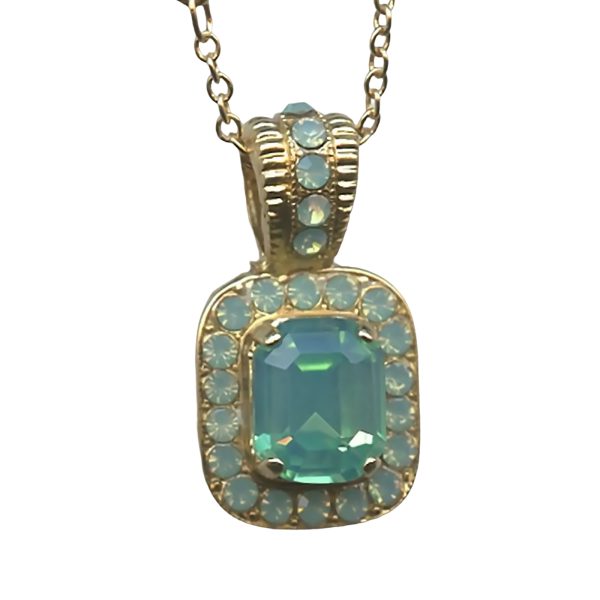 Mariana Necklace Pendant Precious Pacific Opal Austrian Crystals My Treasures Coll.