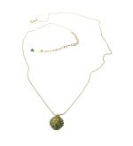 Mariana Necklace Pendant Charming Peridot & Green Turq Austrian Crystals Oasis Silk Road Coll. - Image 3