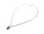 Necklace Pendant By Mariana Take My Breath Away Coll. Elegant Fuchsia and Siam Swarovski Crystals - Image 3
