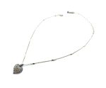 Necklace Pendant By Mariana Heart Shaped Violet and Jonquil Swarovski Crystals - Image 3