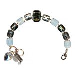 Mariana Bracelet Shimmering Clear, Black Diamond & White Opal Austrian Crystals Ice Queen Once Upon a Mariana Coll.