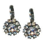 Mariana Earrings Floral Clear Austrian Crystals My Treasures Coll. - Image 2