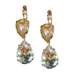 Mariana Earrings Glitzy Sun Kissed Horizon & Moonlight Austrian Crystals Peace Joy Of Life Coll.