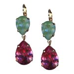 Mariana Earrings Lovely Rose & Laguna Delite Austrian Crystals Romancing In Rio Summer 2022 Coll.