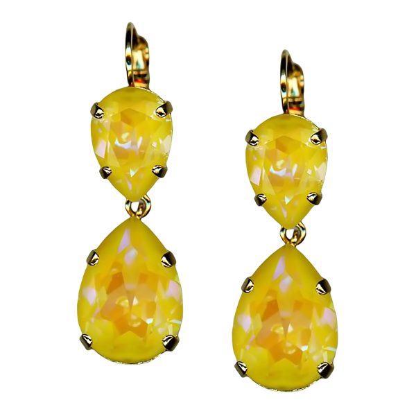 Mariana Earrings Sassy Sun Kissed Sunshine Austrian Crystals My Treasures Coll.
