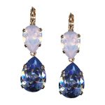 Mariana Earrings Glamorous Rosewater Opal & Provence Lavender Austrian Crystals My Treasures Coll. - Image 3