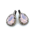 Earrings By Mariana Woman Timeless Pink and White Opal Swarovski Crystals
