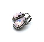 Earrings By Mariana Woman Timeless Pink and White Opal Swarovski Crystals - Image 3
