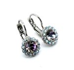Earrings By Mariana Woman Glamorous Clear and Vitral Light Swarovski Crystals - Image 2