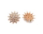Earrings By Mariana My Treasures Coll. Exquisite Star Clear Swarovski Crystals - Image 2